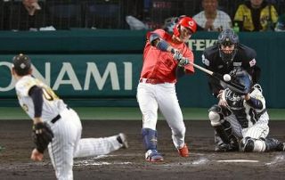 神０―１広（１１日）　広島・田村が決勝打