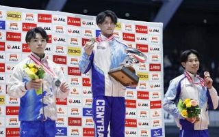 全日本体操、橋本大輝が４連覇　五輪代表選考会、内村航平以来