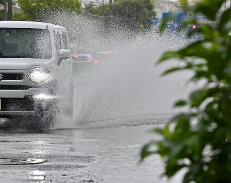 国道505号が一部通行止め　名護市呉我ー今帰仁村湧川の3.8キロ　大雨警報を受け