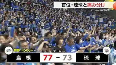 ＣＳ進出へ瀬戸際の戦い　島根スサノオマジック　王者・琉球に１勝１敗で望みつなぐ（松江市）