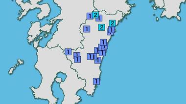 【地震】宮崎県内で震度2 豊後水道を震源とする最大震度4の地震が発生 津波の心配なし