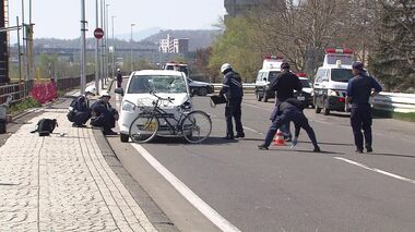 女子高生が登校中に軽乗用車にはねられ頭を強く打つ 全身にもケガ…「前を見ていなかった」運転手の男を過失運転致傷で現行犯で逮捕 札幌市南区