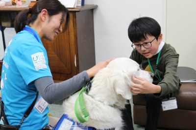 脊柱側湾症の15歳の体験記に特別賞　医療犬の存在「知ってほしい」