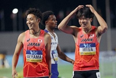 リレー男子は400m、1600mともに4位　混合と女子は五輪逃す