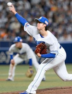 中２―０巨（６日）　梅津が今季初勝利