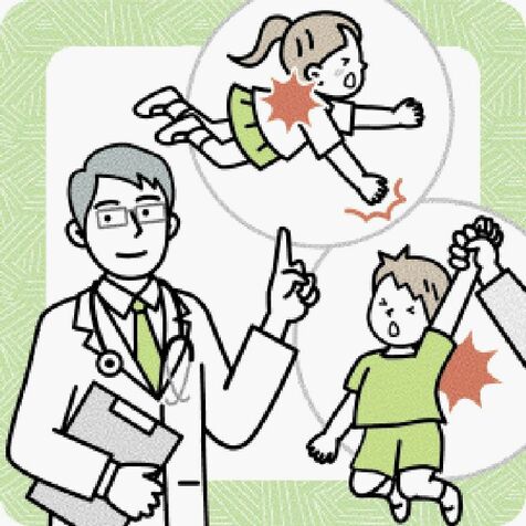 骨折ないのに腕に痛み　2～6歳に多い「肘内障」　靭帯のずれに注意