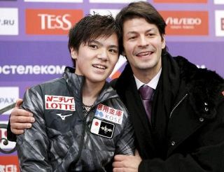 引退の宇野昌磨に「深く感謝」　コーチのランビエル氏