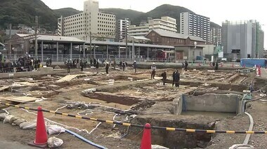 旧門司駅の関連遺構　７月にも追加調査　周辺７７０平方メートル　北九州市