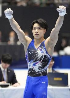 岡、体操ＮＨＫ杯優勝で初代表　２位萱も切符、五輪選考会