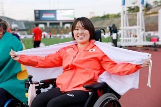 女子円盤投げの鬼谷らパリ出場枠　パラ陸上、男子１００ｍの川上も