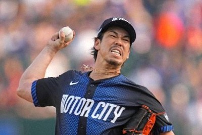 大リーグ、前田が復帰戦白星　5回4安打無失点で今季2勝目