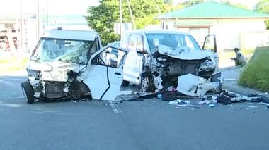 【速報】少なくとも４台の車が絡む事故で１人が意識不明　車が対向車線にはみ出したか〈宮城・気仙沼市〉