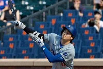 ドジャース、連敗ストップ　大谷は無安打、第2試合は出場せず