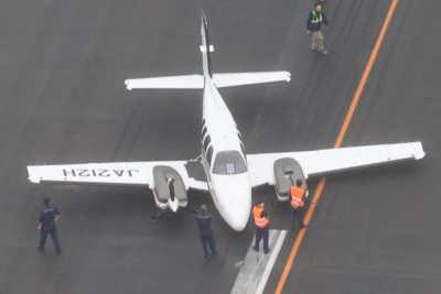 胴体着陸のヒラタ学園・小型機は訓練中　直前に不適切整備で改善命令