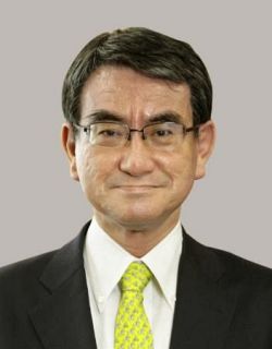 河野氏設立の再エネ会議、廃止　中国国営企業ロゴ問題を受け