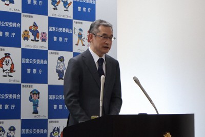 情報漏えい容疑の前部長「隠蔽許せず」　警察庁長官「捜査で確認」