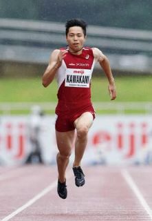 男子１００ｍで川上秀太が優勝　パラ陸上日本選手権最終日