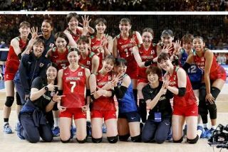 バレー女子、五輪懸けてカナダ戦　勝てば出場権獲得が確定