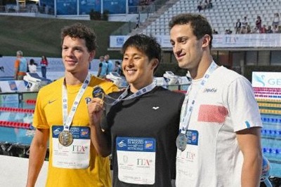 瀬戸が優勝　競泳セッテコリ国際、男子200m個人メドレー