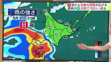 【北海道の天気 6/28(金)】今年で一番暑い週末…最高気温は32℃も！7月1日(日)夜は道南で大雨も