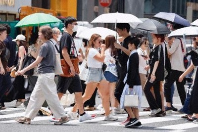 全国564地点で真夏日　7日も猛暑続く、40度近い予報の場所も