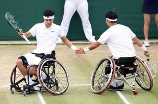 小田、三木組が決勝進出　ウィンブルドン車いすの部