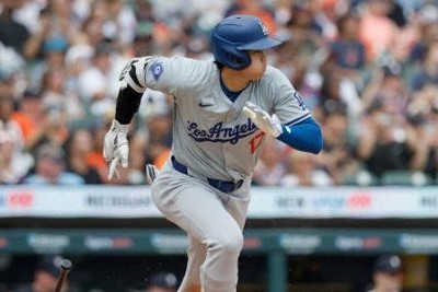 大リーグ　ドジャース大谷が2安打　タイガース前田は無失点