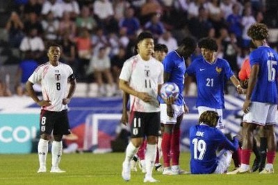 サッカー日本、フランスと1－1　親善試合、五輪前で最後の一戦