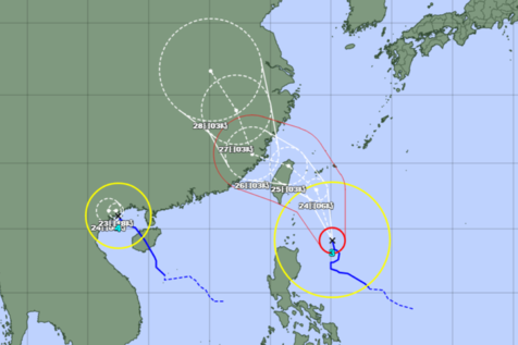 大型で強い台風3号　石垣島地方、きょう7月23日夜にも暴風警報　24日ごろ非常に強い勢力で先島諸島に接近