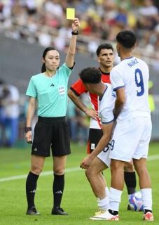 山下主審ら女性３人が担当　サッカー男子で五輪初