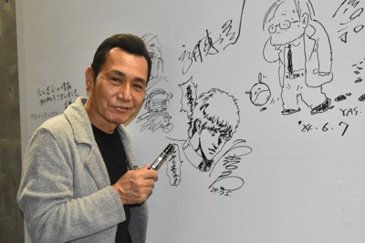 アムロがケンシロウ風に？　原哲夫さんが「安彦展」でイラスト披露