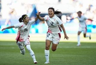 日本が終盤に逆転で初勝利　サッカー女子・２８日