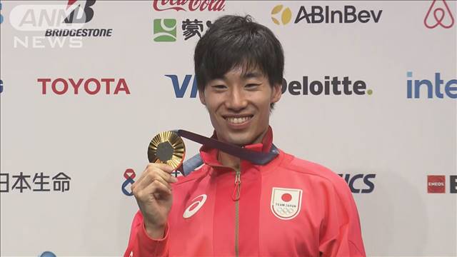 【メダリスト会見】加納虹輝選手 フェンシング男子エペ個人で「金」　パリ五輪