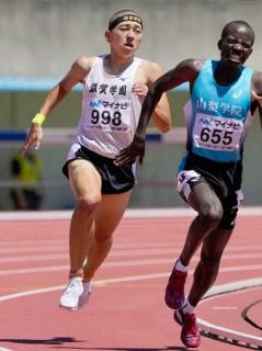 落合晃が男子８００ｍで日本新　１分４４秒８０、高校総体第５日