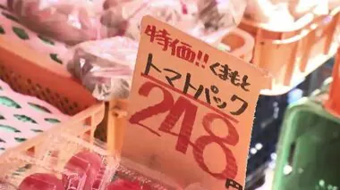 猛暑で野菜価格が“２倍”に　トマト３玉１００円前後→２４８円　「暑さで溶ける」　生育不良で収穫量減