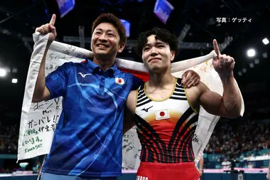 【速報】体操男子個人総合決勝で岡慎之助が金メダル　日本勢4連覇達成　東京に続く連覇狙った橋本は6位