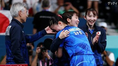 卓球女子団体“キープレイヤー”張本美和の大逆転劇で決勝進出　石川佳純「3選手全員がいいプレーをした結果」