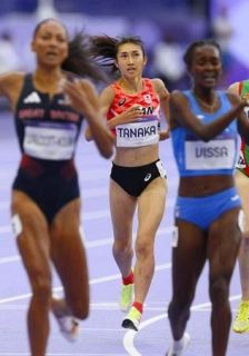 女子１５００ｍ田中が準決勝敗退　陸上・８日