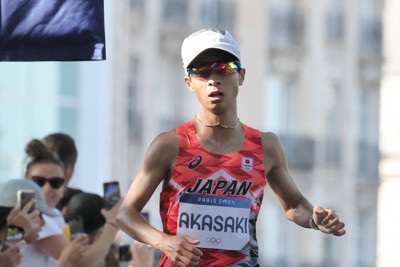 史上最難関コースで入賞　赤崎暁が守った「リズム」　男子マラソン