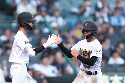 創成館2年連続初戦突破　白樺学園に勝利　夏の甲子園