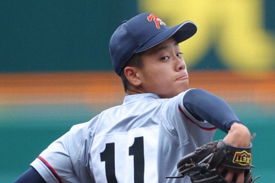 連続完封の京都国際・西村「思いっきり投げ込んだ」　夏の甲子園