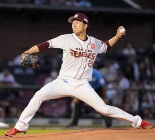 楽３―０ソ（２０日）　早川が９勝目