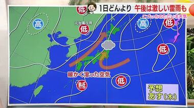 「新たな台風」発生へ　来週県内に影響か　22日雲多く激しい雨や雷も【静岡・ただいま天気 8/21】