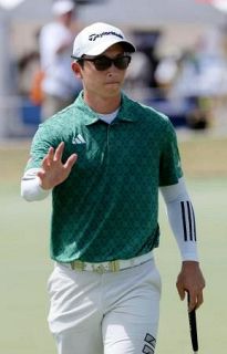 岩崎亜久竜、６４で首位　男子ゴルフ第１日