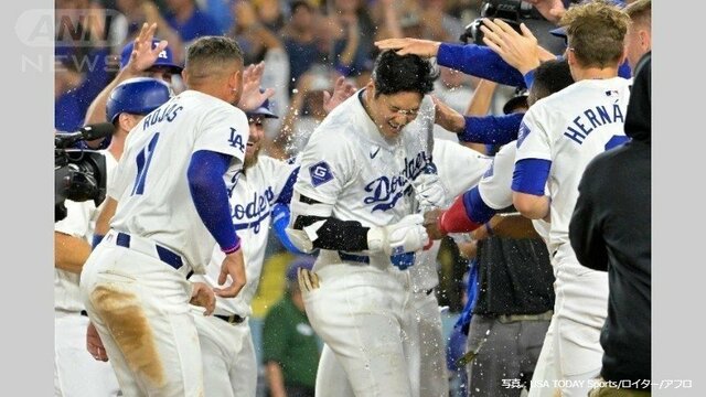 【一問一答】大谷 劇的サヨナラ弾で40-40達成「トップクラスの思い出」 50-50への意識は「数字と同時にチームが勝てるように」