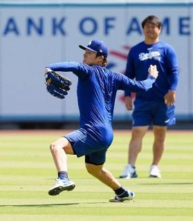 山本由伸、２９日に３Ａで登板　ドジャース、右肩故障後初の実戦