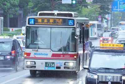 「最強伝説」の西鉄バスも台風10号で運休　SNS上でも話題に