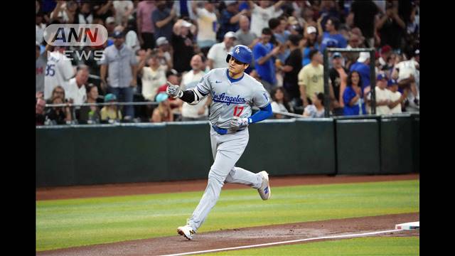 大谷翔平 2試合連続 44号先頭打者HR！「50-50」へ一歩前進