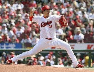 広２―１中（７日）　九里、好投で７勝目