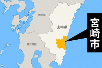 「発砲音」と通報　宮崎の住宅地、1人けが　殺人未遂容疑で60代逮捕